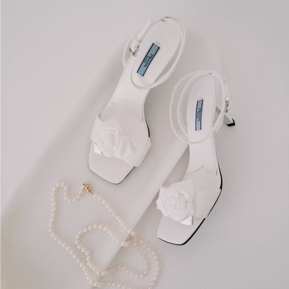 EUC PRADA Rosette leather sandals 41 - Picture 2 of 15